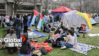 McGill encampment triples in size after 3rd day of pro-Palestinian protests