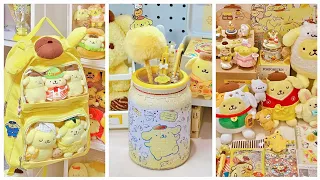 Pompompurin desk organization 🧡Sanrio haul  🧡cute Items   #cindyasmr