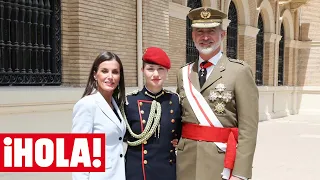 Del reencuentro con Leonor al orgullo de doña Letizia: el rey Felipe jurando bandera 40 años después