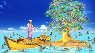 सुनहरी नाव जादुई पेड़ Golden Boat Magical Tree Comedy Video Hindi Kahaniya  Funny Comedy Video