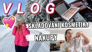 JAK SKLADUJI KOSMETIKU + NÁKUPY🛍  | VLOG