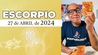 ESCORPIO | Horóscopo de hoy 27 de Abril 2024 | Las sorpresas que guarda aquella persona escorpio