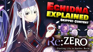 The Witch’s Tea Party / Echidna EXPLAINED! Who Is The WITCH OF GREED? | Re:Zero S2 Ep.3 Cut Content