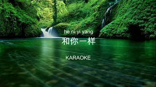 和你一样 (he ni yi yang) Karaoke Lirik Video