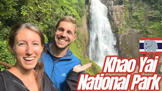 KHAO YAI NATIONAL PARK Thailand Travel Vlog- 2 hours from BANGKOK, camping, waterfalls, night safari