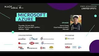 Hack.Asia 2020 - Microsoft Azure - Pre-Event 2