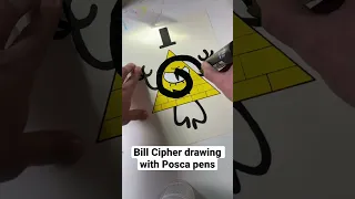 Epic Bill Cipher Drawing with #poscamarkers