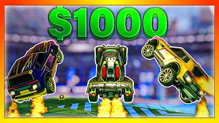 Last to stop aerialing wins $1,000 (Rocket League)