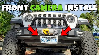 Front Camera Install on Jeep Wrangler JL! - Z-Automotive Kit Unbox & Review - JLU Ecodiesel Mods
