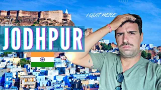 I AM IN JODHPUR (but I am tired)😣🇮🇳 SHOULD I QUIT HERE?  EXPLORING THE BLUE CITY OF INDIA