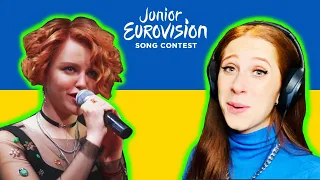 ENGLISH GIRL REACTS TO UKRAINE'S SONG FOR JESC 2021// OLENA USENKO // VAZHIL