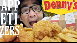 mukbang denny's appetizers (no talking)