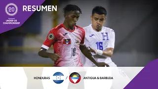 Campeonato Sub-20 de la Concacaf 2022 | Resumen | Honduras vs Antigua y Barbuda