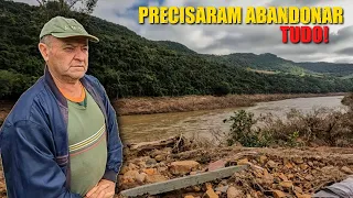 ELES TIVERAM QUE FUGIR PARA OS MORROS APÓS ALERTA DE ROMPIMENTO DA BARRAGEM E DOS DESLIZAMENTOS!