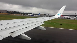Luxair Boeing 737-700 Takeoff Luxembourg