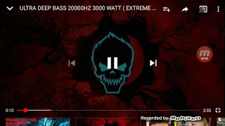 ULTRA DEEP BASS 20000HZ 3000 WATT ( EXTREME BASS TEST )