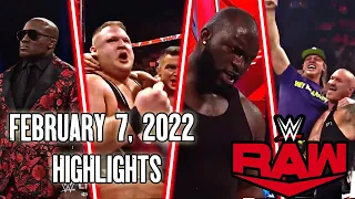 WWE RAW Highlights 7th February 2022 | WWE RAW 7 February 2022 Full Highlights HD