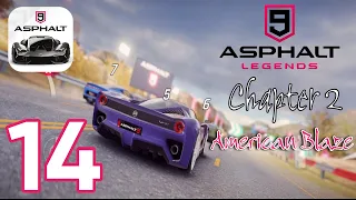 ASPHALT 9 Legends Gameplay Walkthrough Part 14 - Chapter 2: American Blaze (Android, iOS)