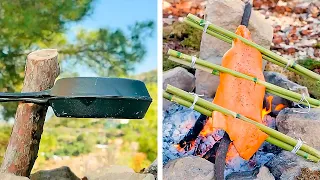 ¡LOS MEJORES TRUCOS PARA ACAMPAR! || COCINAR AL AIRE LIBRE