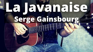 La Javanaise - Serge Gainsbourg | Fingerstyle Cover + TAB gratuite