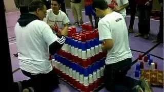 The World's Largest Plastic Cup Pyramid