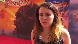 Tinker Bell and The Pirate Fairy: Mae Whitman - Voice of "Tinker Bell" Premiere Interview|ScreenSlam