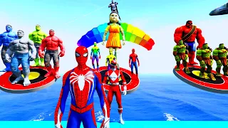 GTA 5 Spiderman Epic Jumps - Spider-Man Stunts Fails ep.9