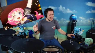 The8BitDrummer covers What an amazing swing by Tsunomaki Watame on drums...