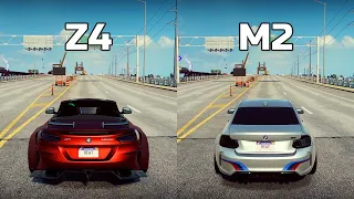 NFS Heat: BMW Z4 M40i vs BMW M2 Competition - Drag Race