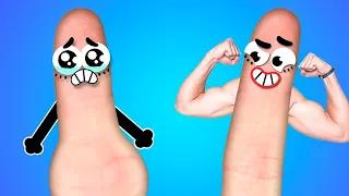 Good Doodles VS Bad Doodles || Embarrassing Moments From The Life Of Objects By Doodland