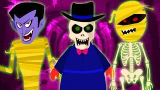 The Fun Missing Face Song | Funny and Spooky Nursery Rhyme Songs by Teehee Town