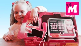 ✽ БАРБИ Кассовый Аппарат Играем в Магазин BARBIE Cash register Play Store