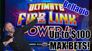 Ultimate Fire Link - POWER 4 - Up To $100/Spin!  Jackpot HAND PAY!