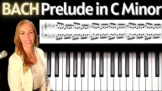 TIPS on Practicing & Expressive Playing | Bach Prelude BWV 847 in C Minor, Piano Tutorial