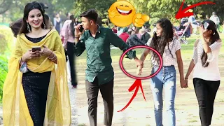 WHAT HAPPENS AFTER HOLDING HAND (epic reaction) || Pappu prankster