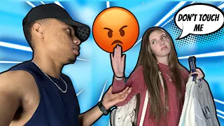 BREAK UP PRANK ON GIRLFRIEND *SHE TRIED TO LEAVE*