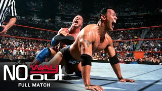 FULL MATCH - Kurt Angle vs. The Rock – WWE Title Match: WWE No Way Out 2001