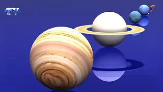 Exploring Our Solar System - Space Size Comparison 3D - Size of planets in Universe