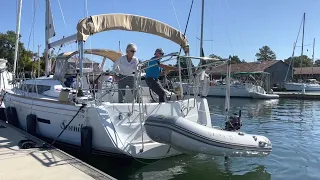 Hoist in davits with Motor