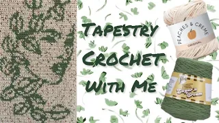 Tapestry Crochet with me