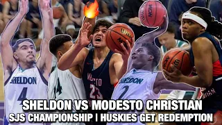 SJS D1 Championship | Sheldon vs Modesto Christian | Huskie Get Redemption From Last Year!