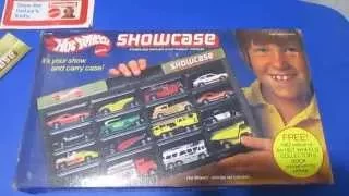 1982 Hot Wheels Showcase with 1982 collector book.