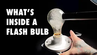 Whats inside a flashbulb? (science experiment at 38,000 fps)