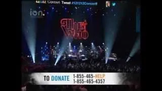 121212 SANDY RELIEF CONCERT - THE WHO - WHO ARE YOU