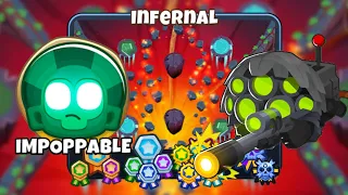 Infernal [Impoppable] [🚫 Monkey Knowledge] Walkthrough/Guide | Bloons TD6