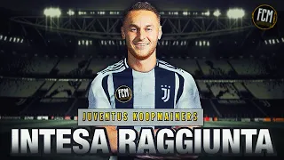"La Juventus avrebbe già trovato l'intesa con l'agente di Koopmainers"~ Analisi FcmNewsSport