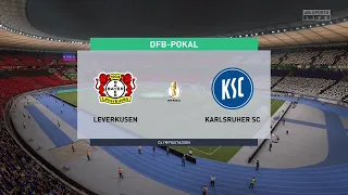 ⚽ Bayer Leverkusen vs Karlsruher SC ⚽ | DFB Pokal (27/10/2021) | Fifa 21