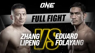 Zhang Lipeng vs. Eduard Folayang | ONE Championship Full Fight