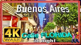 【4K】WALK Virtual walk CALLE FLORIDA Buenos Aires Argentina