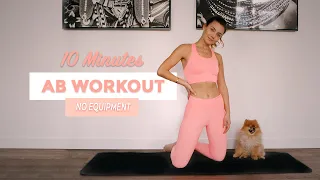 10 MIN AB WORKOUT // AT HOME // NO EQUIPMENT